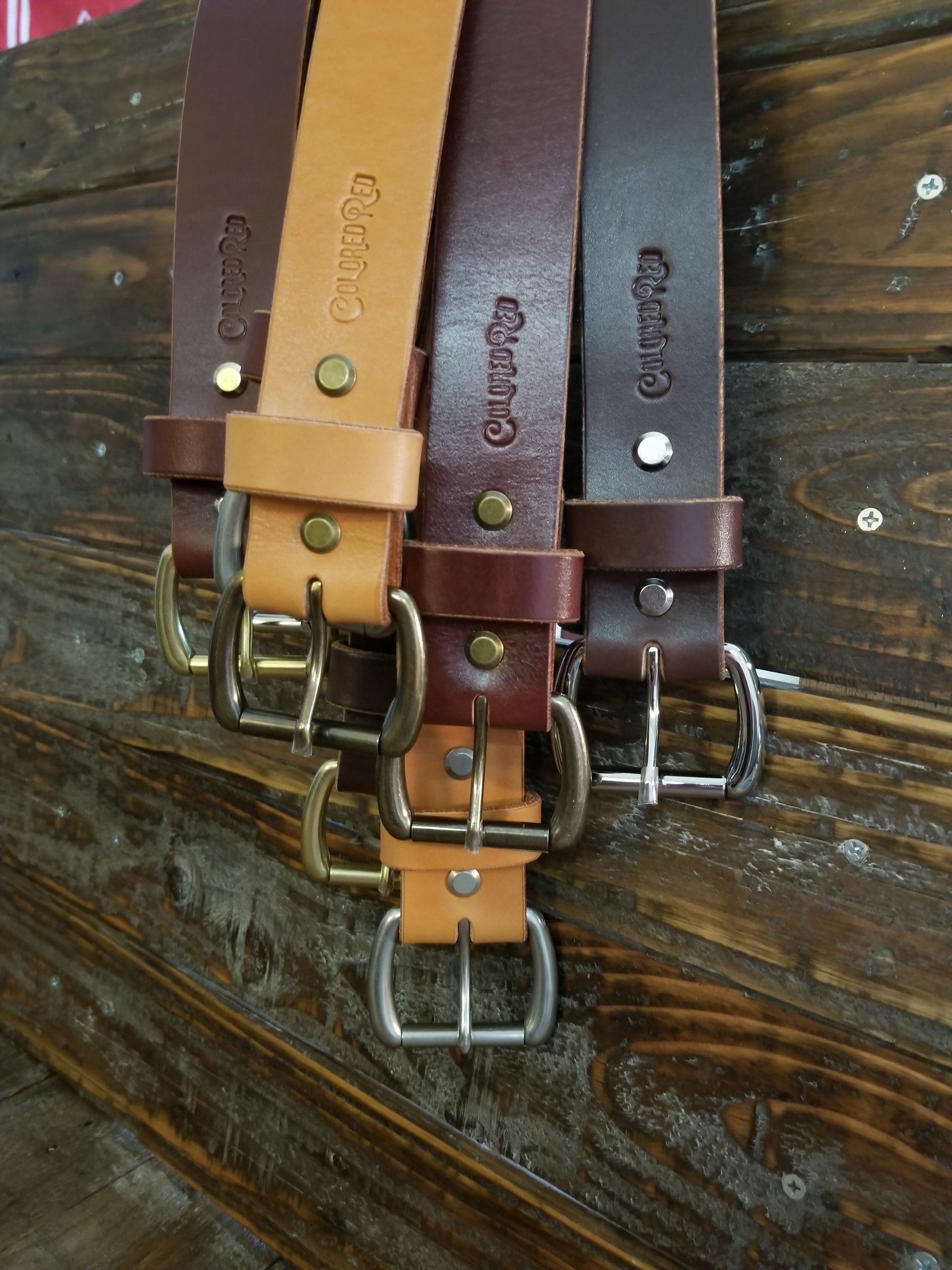 Custom Leather Belt - Red Tractor Leather Co.