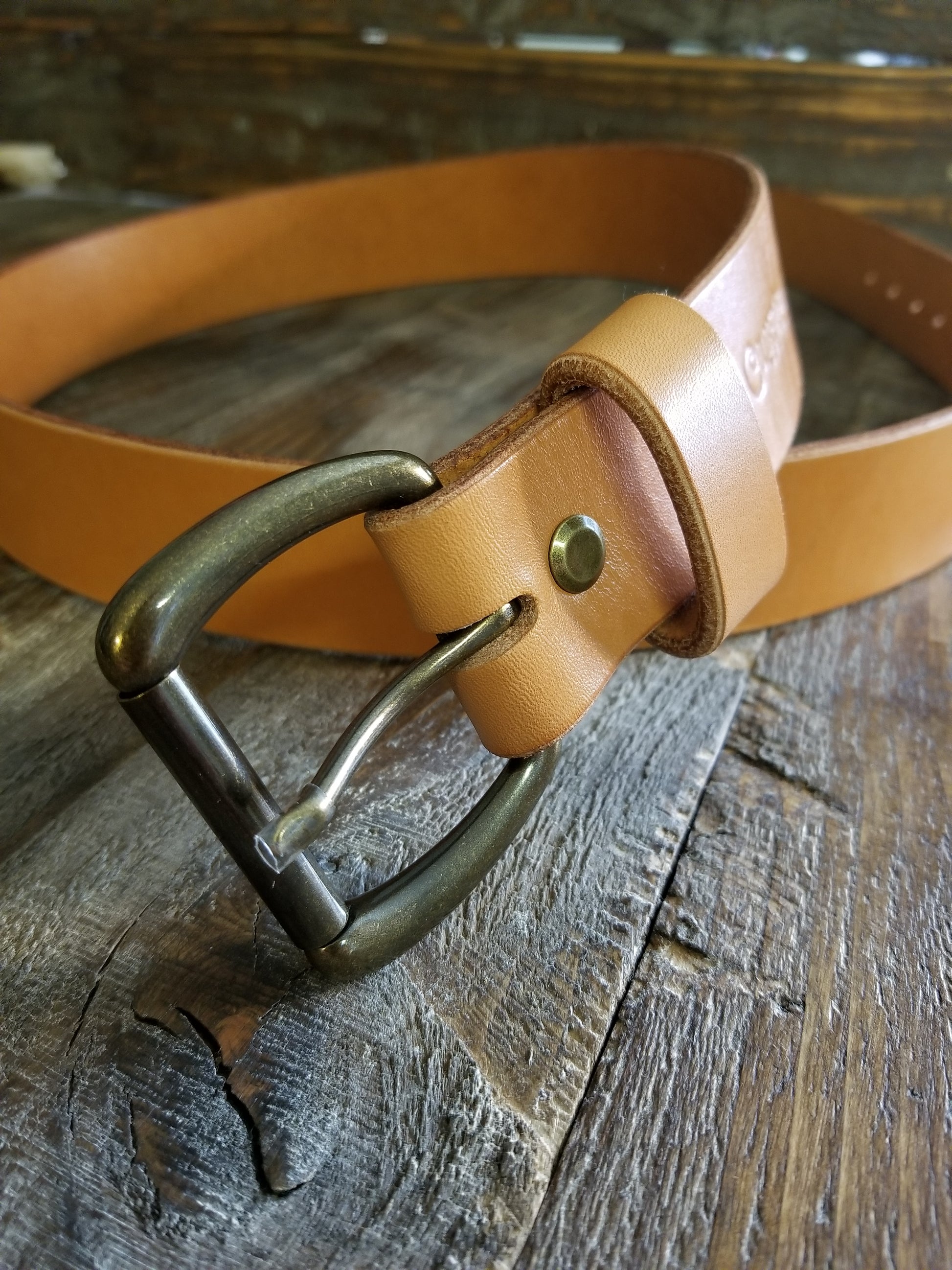 Custom Leather Belt - Red Tractor Leather Co.